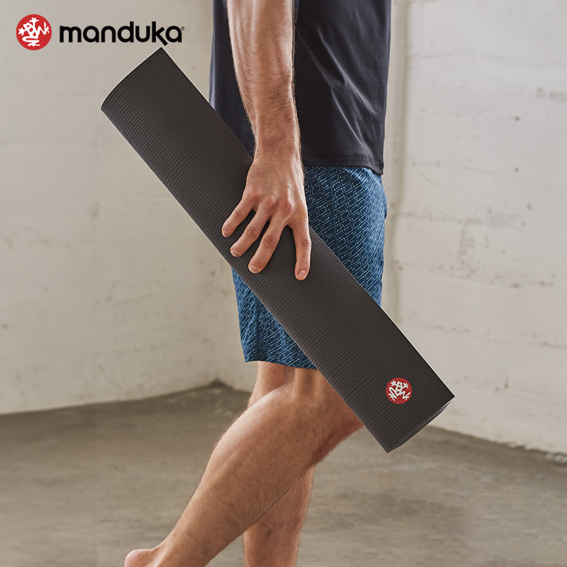 Manduka PROLite4.7mm传奇小黑垫专业防滑耐磨家用便携健身垫男