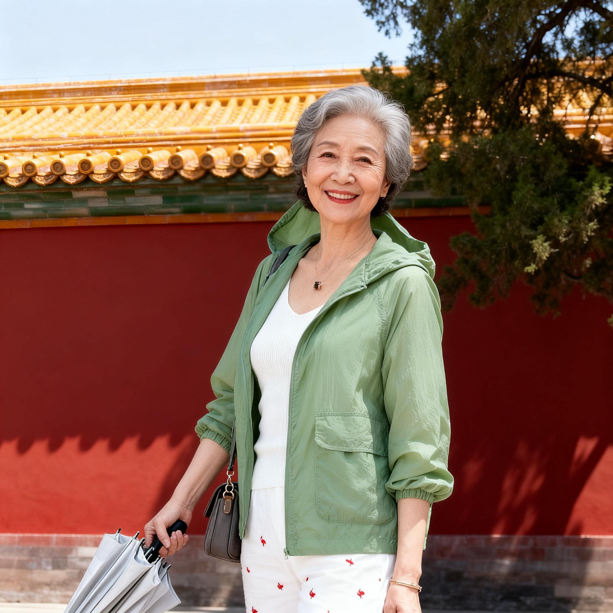 妈妈春秋外套薄款2026新款防晒衣中老年女士春装洋气大码休闲上衣