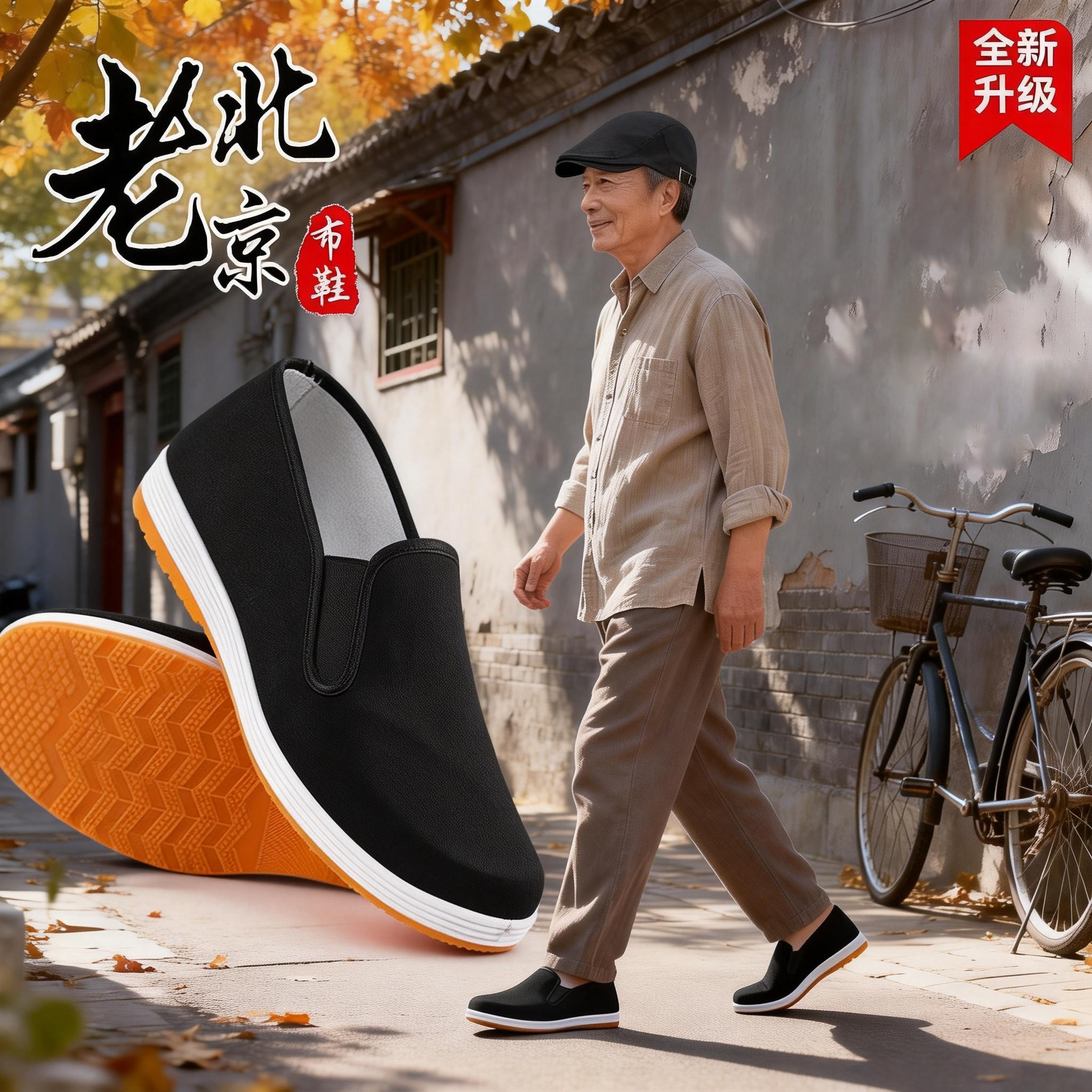 老北京布鞋女男士款帆布纯手工千层牛筋底透气软底防滑夏季休闲鞋,居家日用,防护鞋,淘宝优惠券,粉丝福利购,淘宝优惠卷