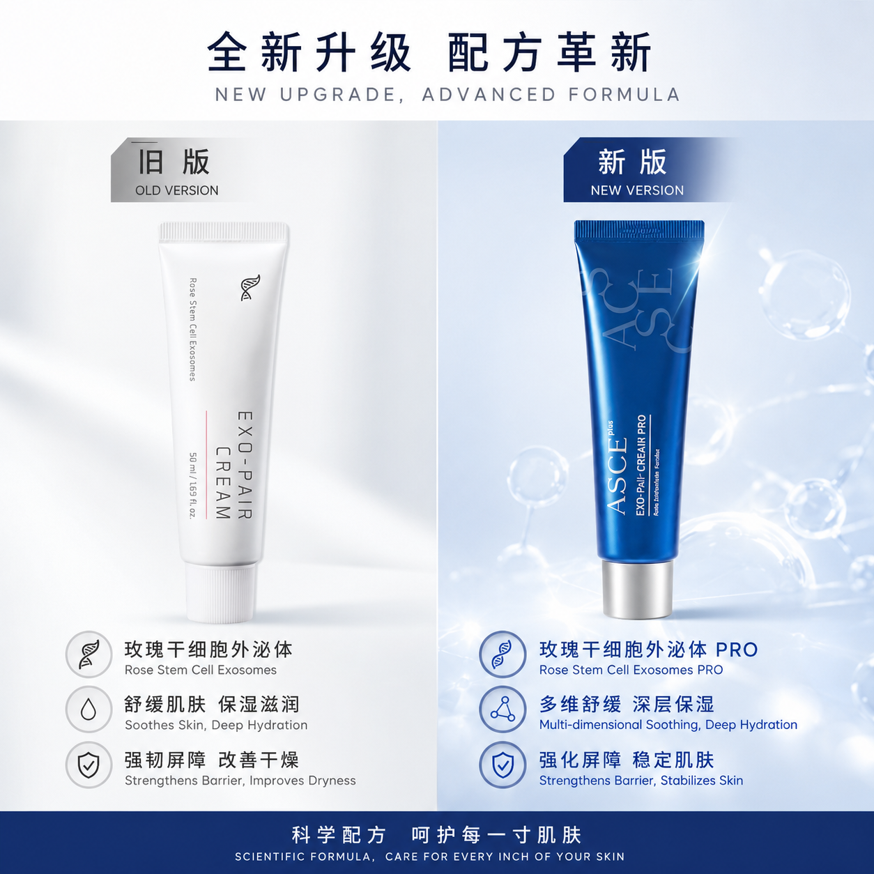 2029 韩国ASCE plus Exo pair深层面霜保湿霜