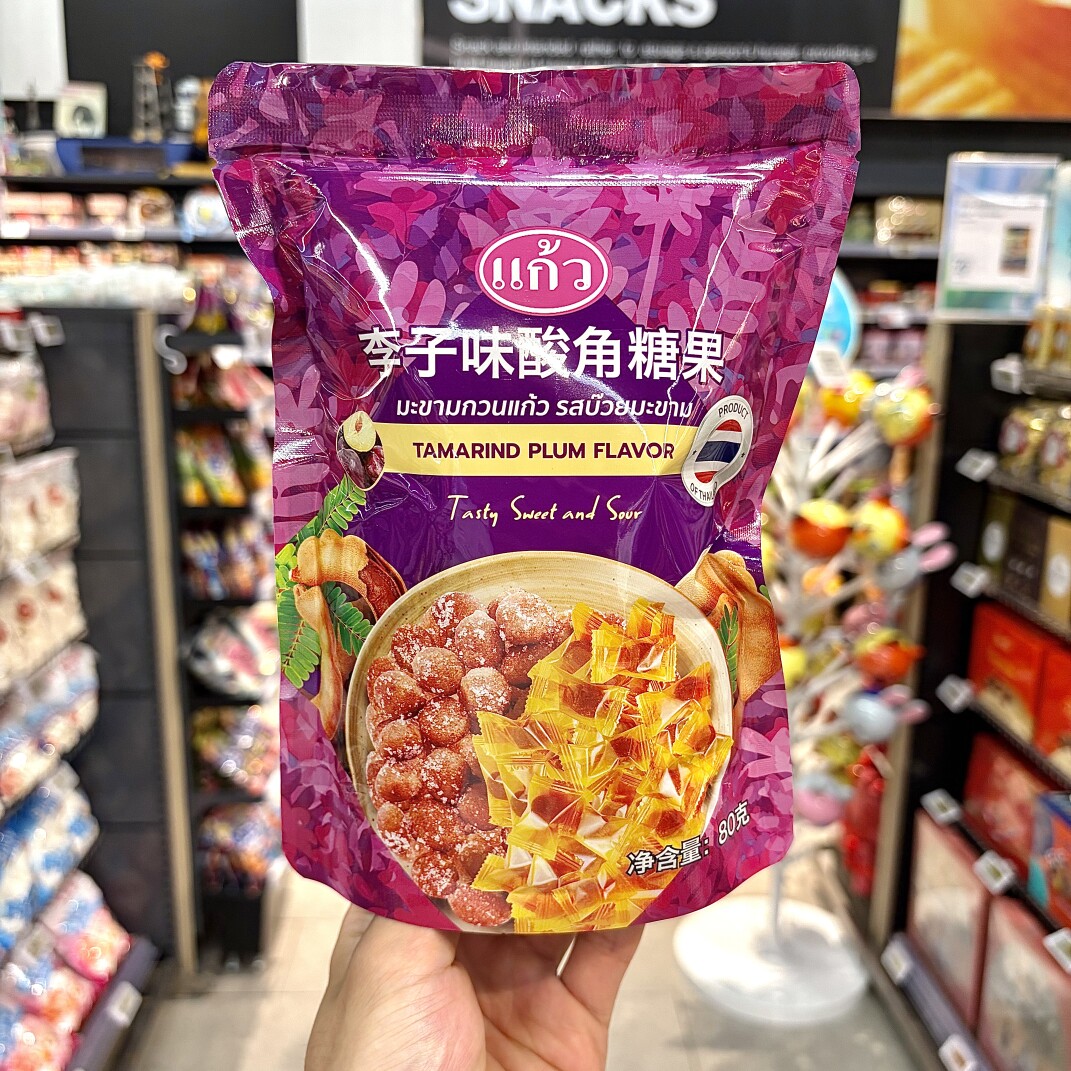 ole精品超市代购SNAXFARM李子味酸角糖80g(糖果)