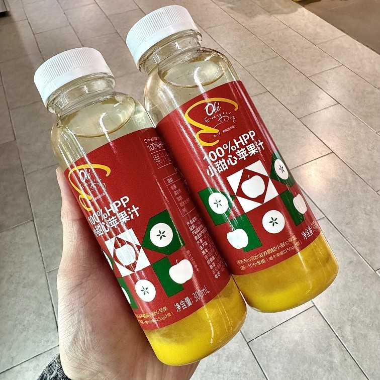 ole超市精品100%HPP小甜心苹果汁300ml代购包邮