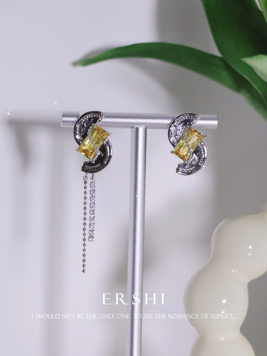 尔时原创金牛座小众星座闺蜜耳钉