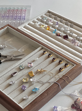 ERSHI尔时｜宝石吊坠合集 彩色925银可拆卸锆石尖晶高碳钻