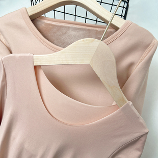 儿童肉色打底衣秋冬加绒女童皮肤衣舞蹈隐身衣肤色保暖衣演出内搭