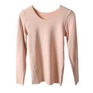 儿童保暖内衣德绒秋衣秋裤套装男童女童男孩舞蹈打底衣肉色打底衫