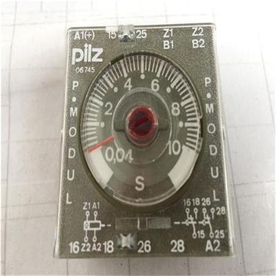 议价全新原装皮尔兹  安全继电器面板 06745 时间0.04-10秒