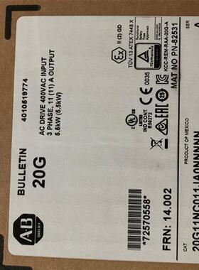 议价20G1ANC205AA0NNNNN 罗克伟尔变频器 全新原装现货质保一年