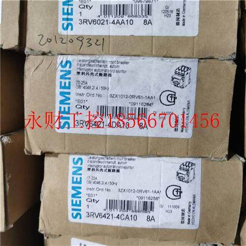 议价原装马达断路器3RV6421-4DA10 3RV6421-4CA10 3RV6021-4A