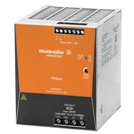 议价导轨米勒480w20a安装德eco31469550000pro电源模块开关24v魏