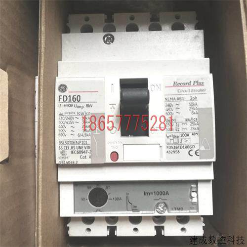 议价GE 断路器  FD160  FDS36TD100GD 100A 现货