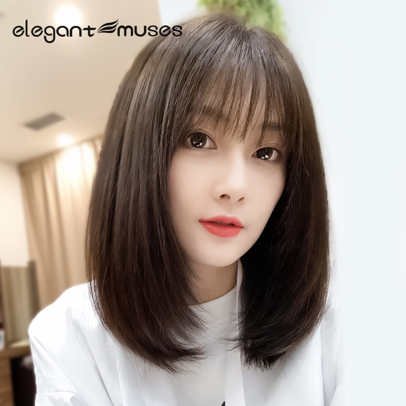 全头套式自然少女风锁骨发