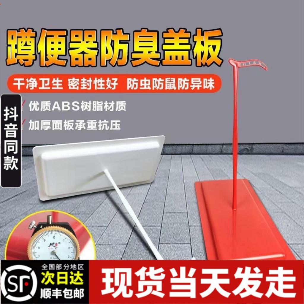 厕所蹲坑盖板蹲便堵臭器农村旱厕