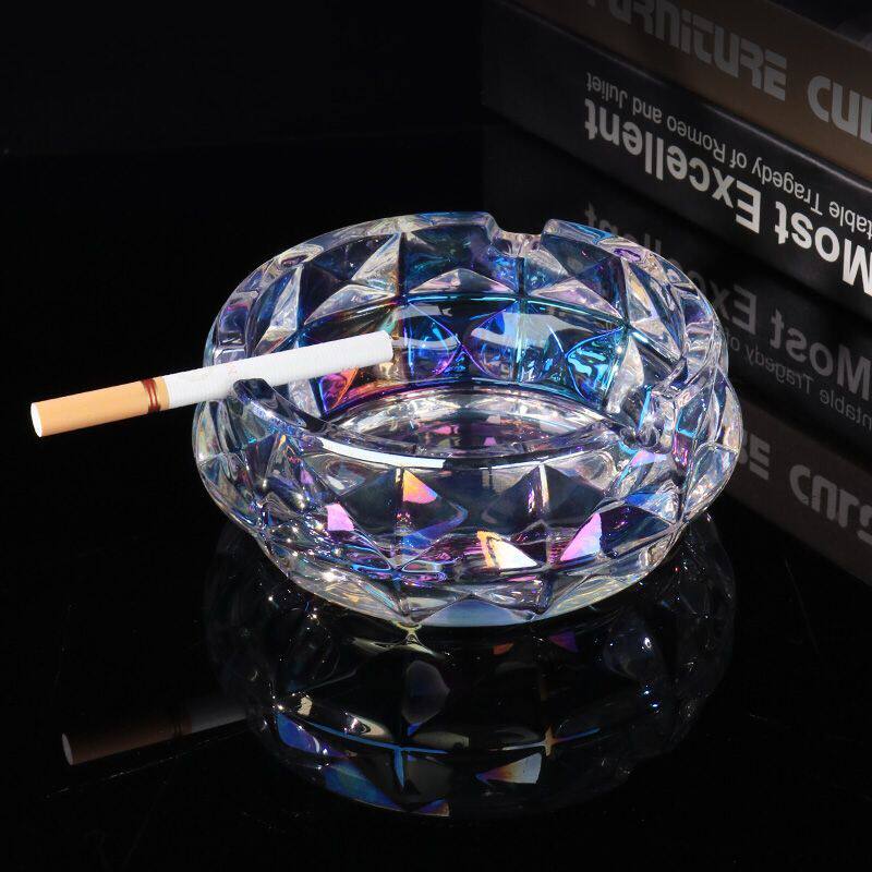 烟灰缸水晶玻璃大号创意