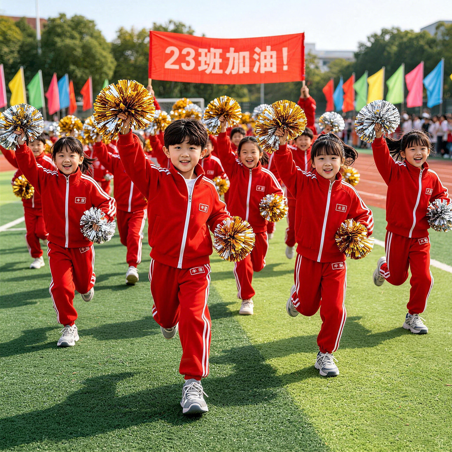 小学生班服幼儿园园服儿童运动会