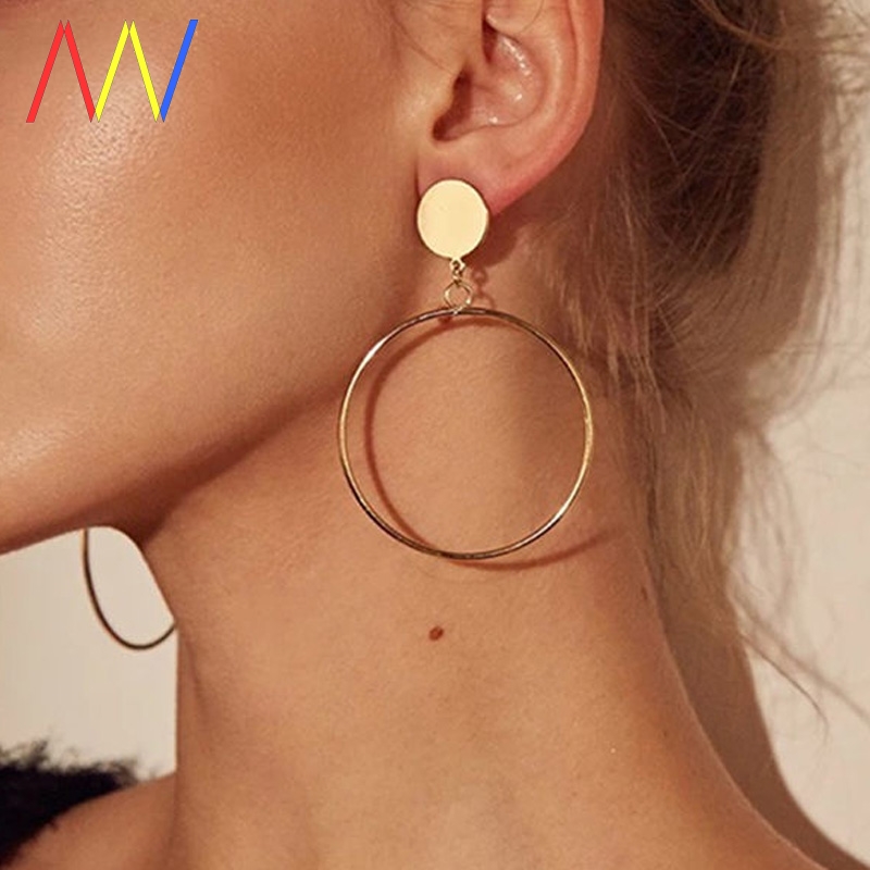 Earings Women Earring Earrings Silver Set earing Big Round