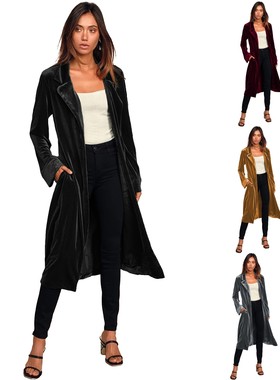For Women long Winter Trench Coat Jacket Clothes Coats Lady