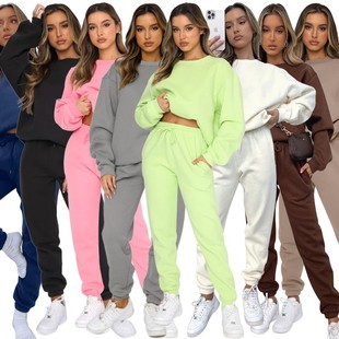 2pcs set Tracksuit Clothes for Women sweatpants Pants hoodie
