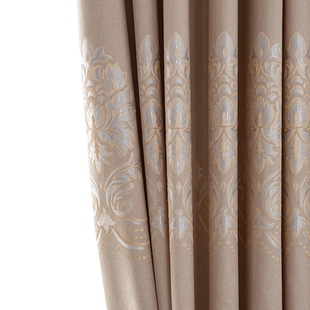 窗帘2024新款遮光卧室客厅轻奢现代成品飘窗租房全遮阳布挂钩柯桥