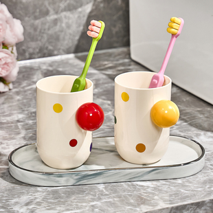 2025新款 高颜值漱口杯儿童刷牙杯子家用情侣刷牙缸杯牙具杯洗漱杯