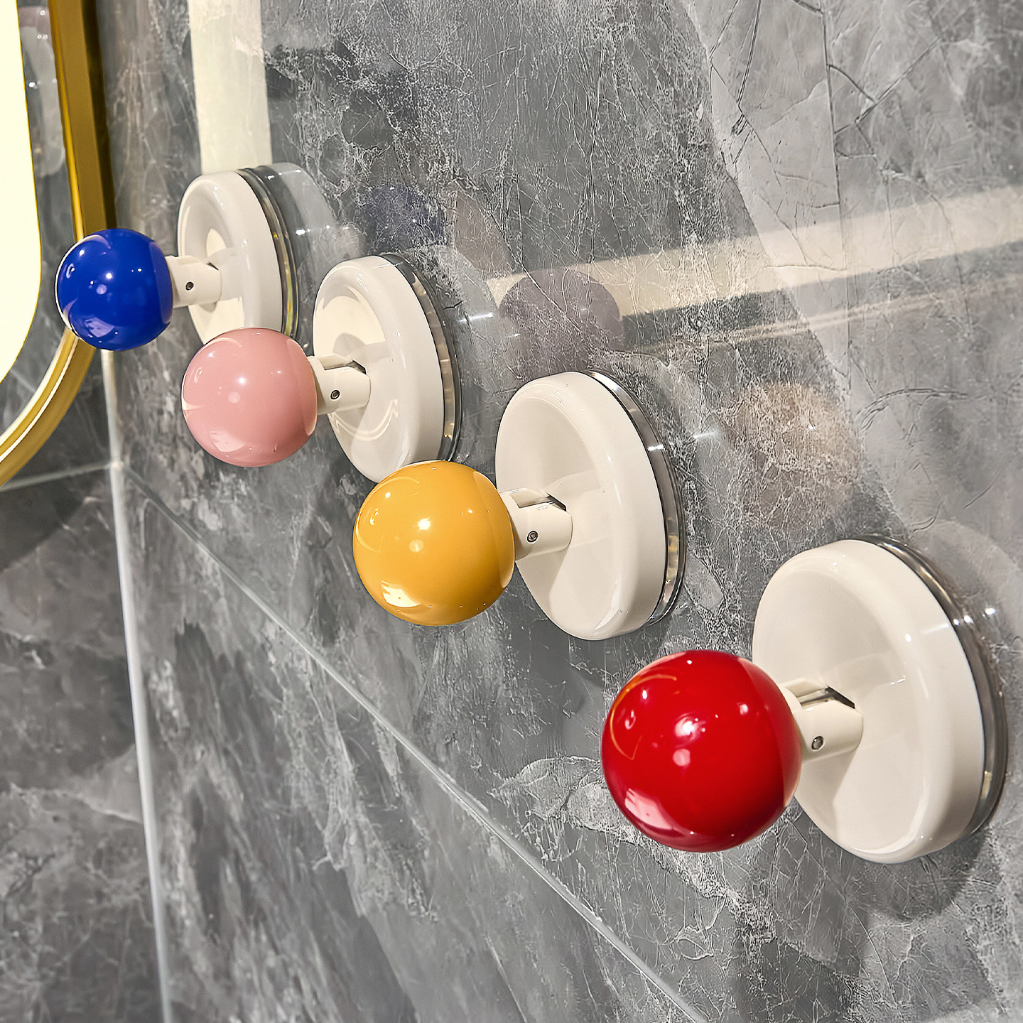 吸盘玄关挂钩强力承重粘胶免打孔入户门口放钥匙神器帽子置物粘贴