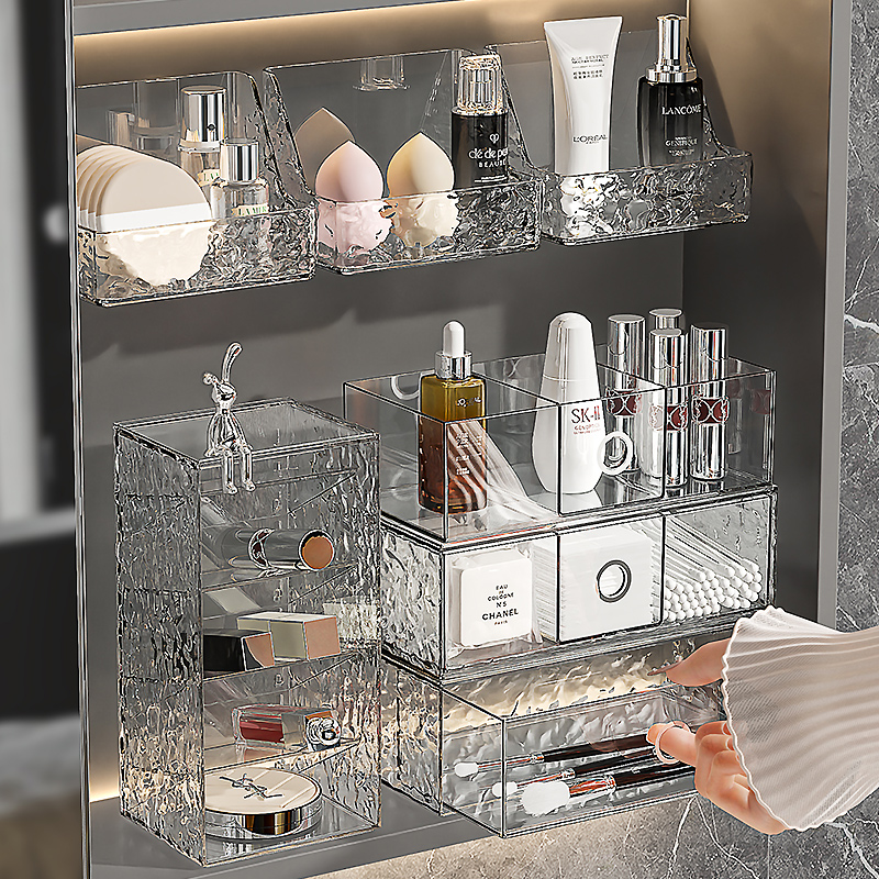 艾加达卫生间镜柜化妆品收纳盒