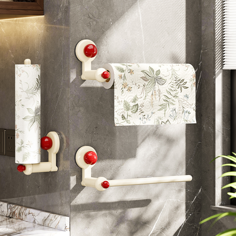 【爆款】吸盘厨房纸巾架