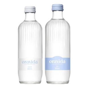 新西兰ORAVIDA兰维乐进口含偏硅酸天然矿泉水360ml/800ml气泡水