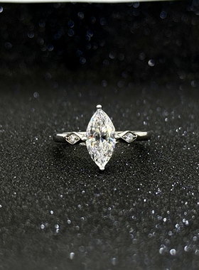 星河马眼2克拉戒指时尚新款