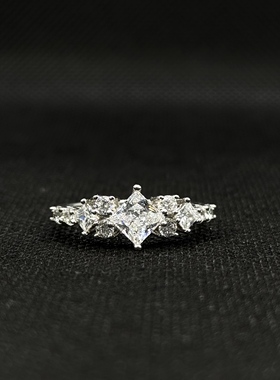 繁星公主方一克拉方形戒指