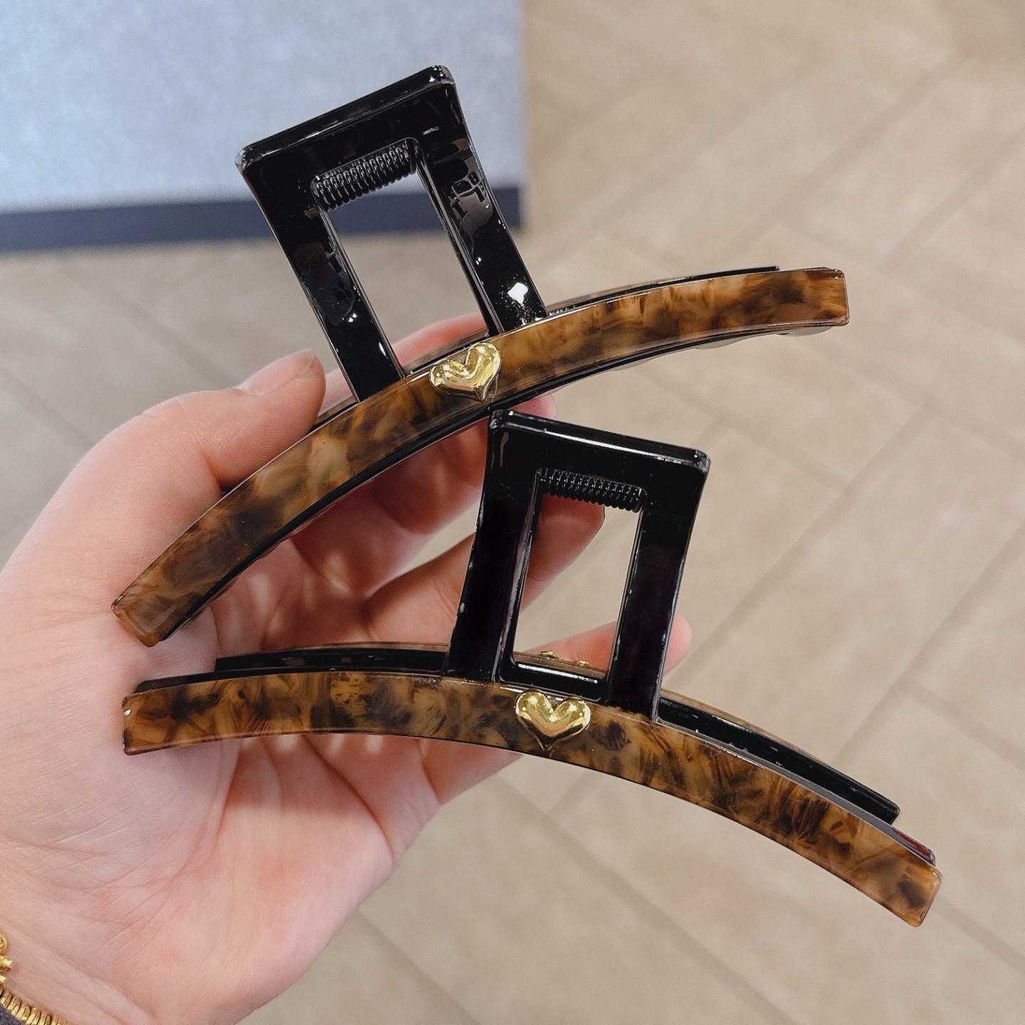 一字韩系大号抓夹复古感玳瑁色醋酸鲨鱼夹后脑勺盘发时尚发夹百搭,饰品/流行首饰/时尚饰品新,发饰,淘宝优惠券,粉丝福利购,淘宝优惠卷