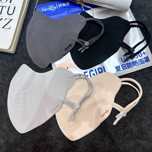 舒美佳防晒口罩新款夏季轻薄透气骑行高颜值3D立体防紫外线可水洗