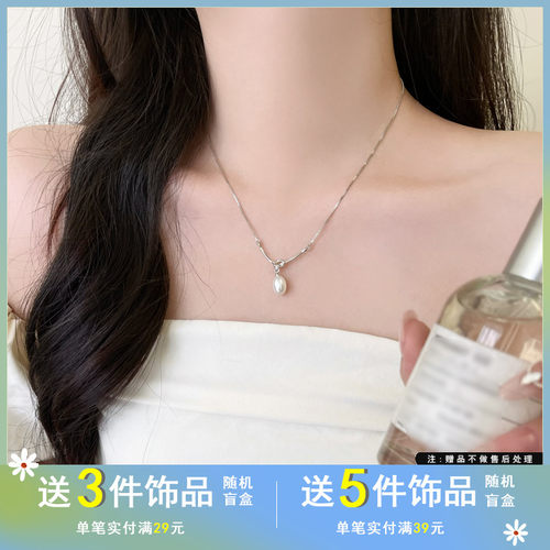 ins风简约夏季新款绳结设计珍珠