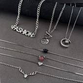 觅韩韩国高级感小众项链气质颈链个性 甜酷新潮锁骨链不参与满赠