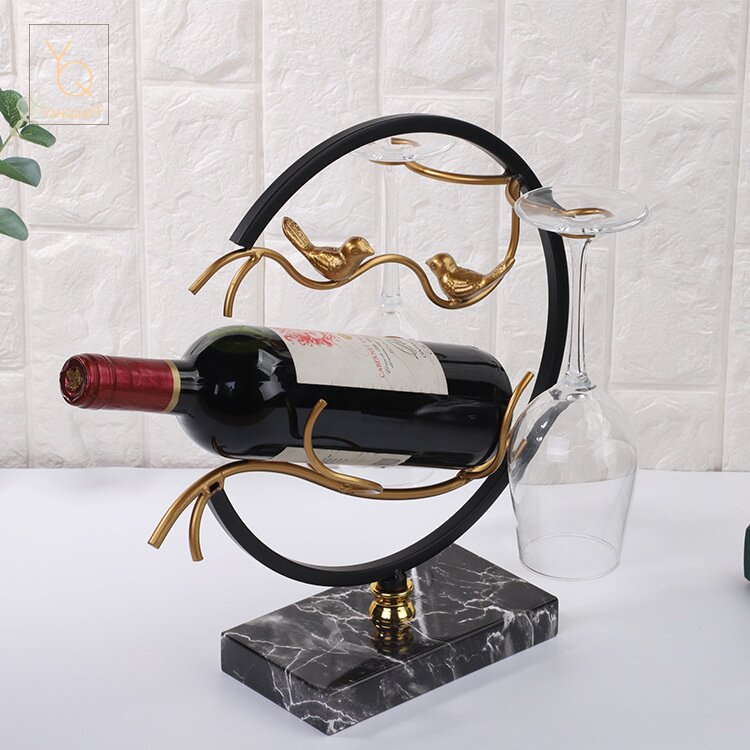 中国风红酒架 中式古典红酒杯架倒挂红酒杯架造型酒柜装饰摆件
