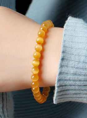 石玥珠宝金虎眼手串男女士款