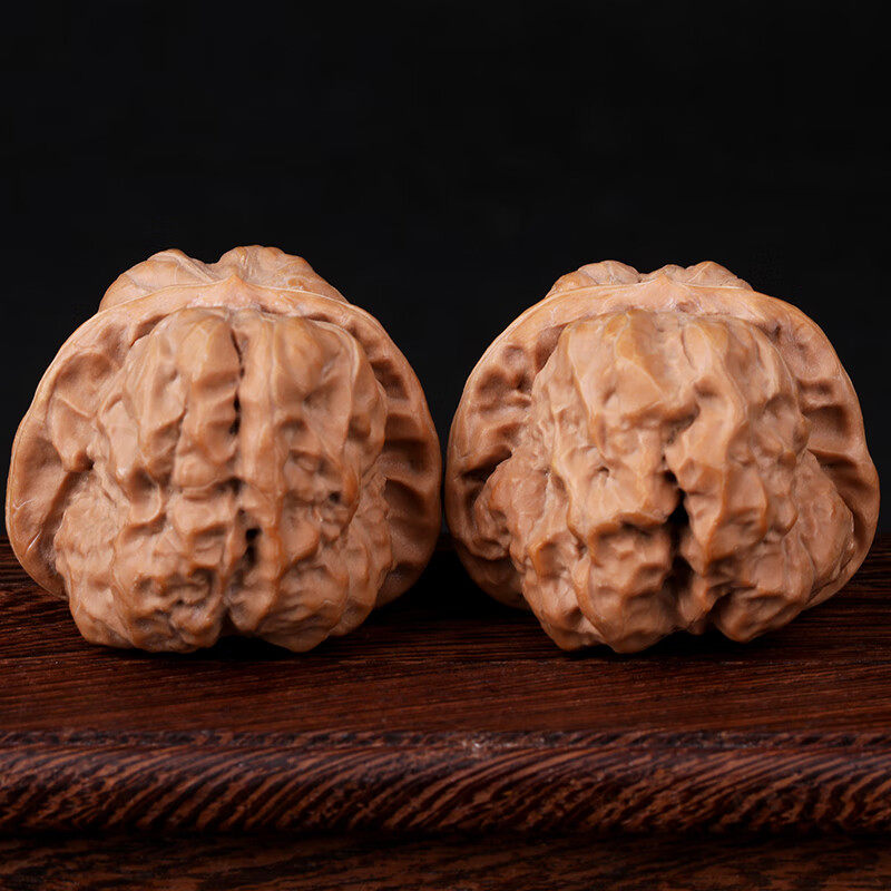 妍韵珠宝40mm金蟾蛤蟆头文玩核桃手持盘玩手把件古玩麻核桃男女士