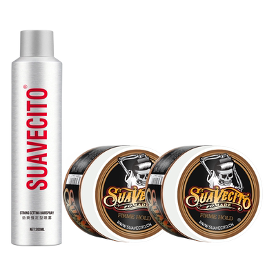 suavecito骷髅头套装定型喷雾