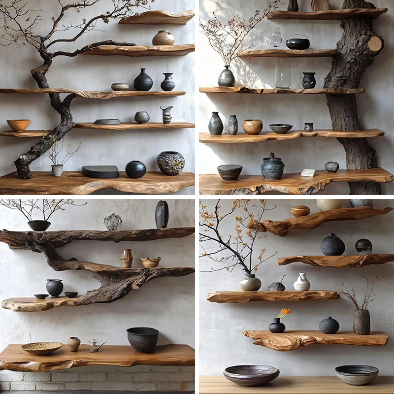 新中式老木头博古架直播背景布3d立体背景墙茶室侘寂风布置禅意直播间背景墙网红主播书房国风室内2025高清,3C数码配件,背景布类,淘宝优惠券,粉丝福利购,淘宝优惠卷