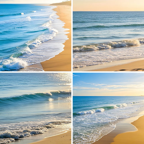 新款2025年蓝色大海沙滩海景直播背景布拍照摄影儿童写真婚纱夏季海边天空风景背景墙3d立体高级感网红男女