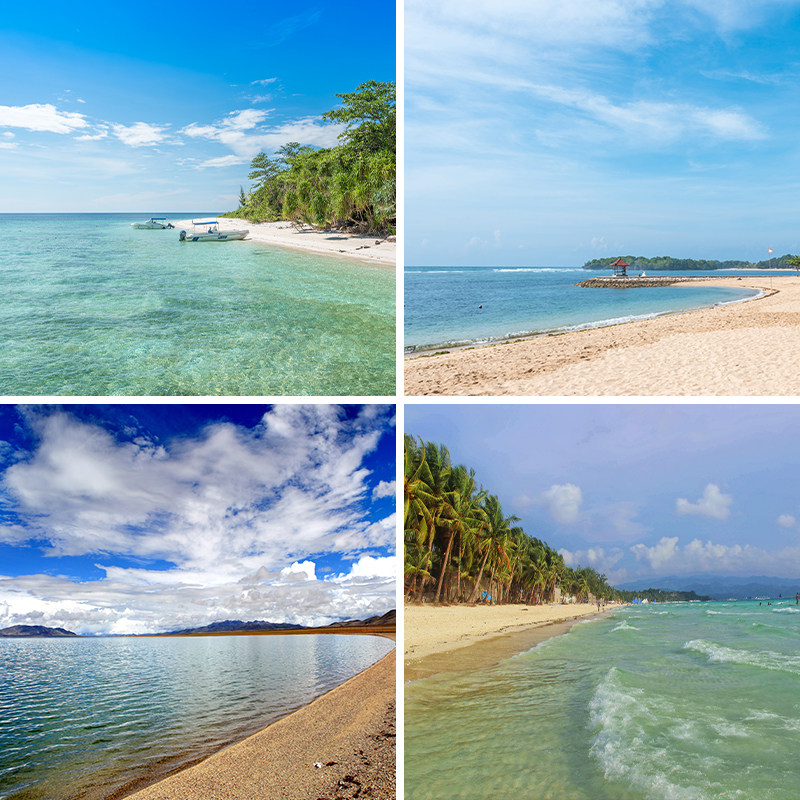 夏季海边沙滩儿童摄影直播背景布3d立体壁纸画自然风景直播间场景布