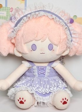 环琪童装40cm娃娃纱裙2025夏季新款连衣裙洋气可爱裙子原创娃衣