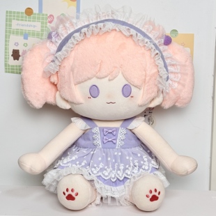 环琪童装40cm娃娃纱裙2025夏季新款连衣裙洋气可爱裙子原创娃衣