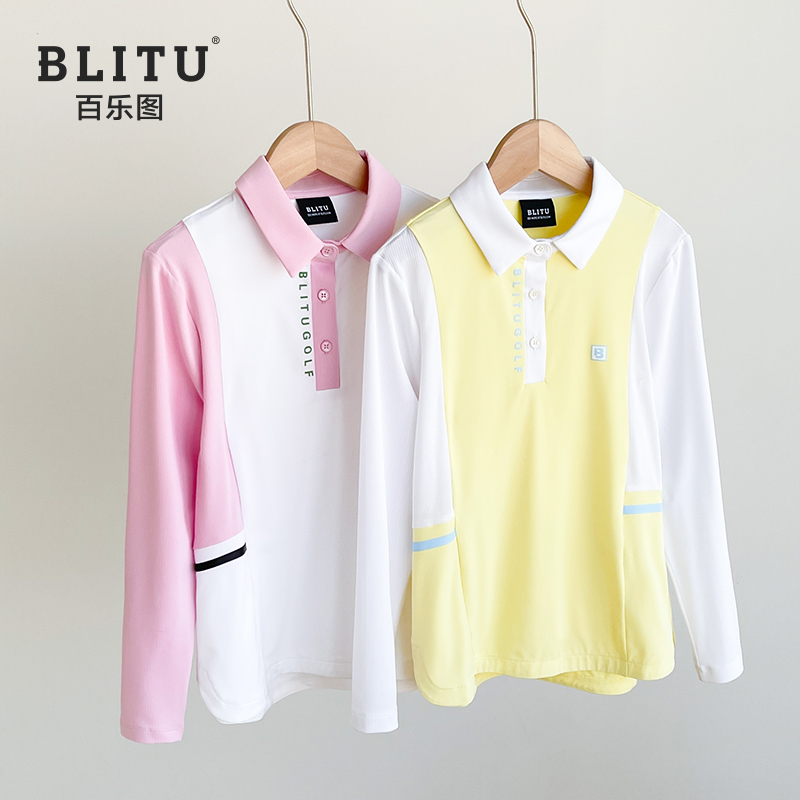 高尔夫服装女童长袖亲肤舒适