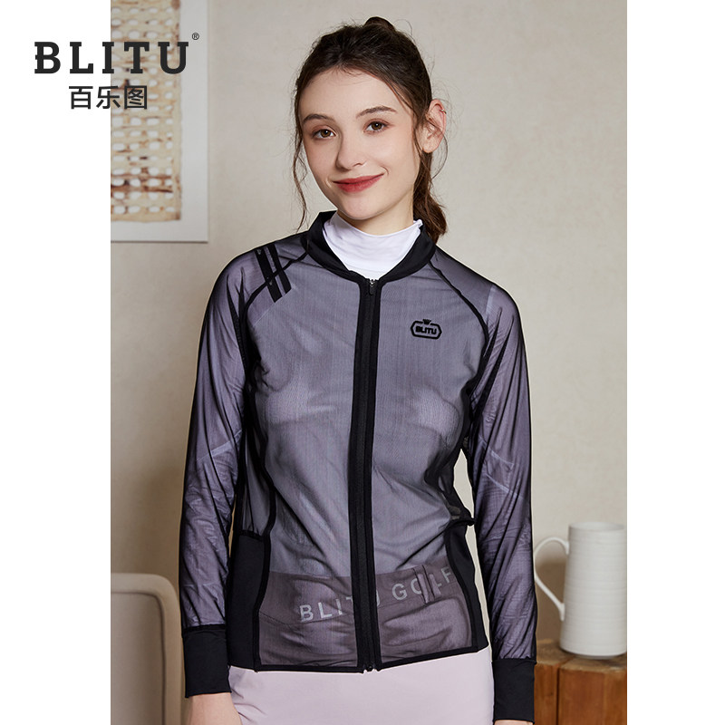 高尔夫防晒衣服女夏轻薄透气