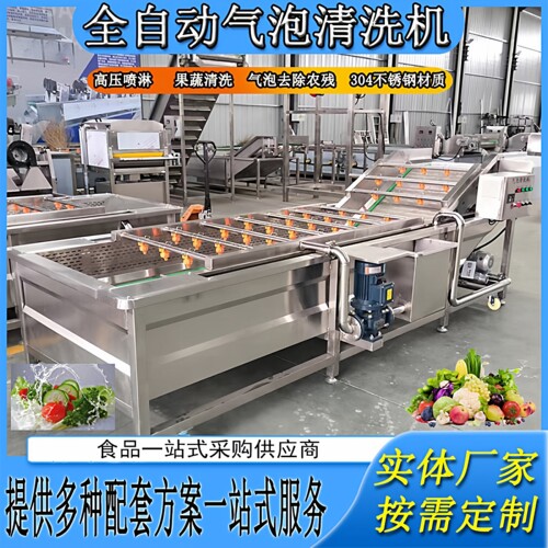 气泡清洗机果蔬气泡清洗机友利