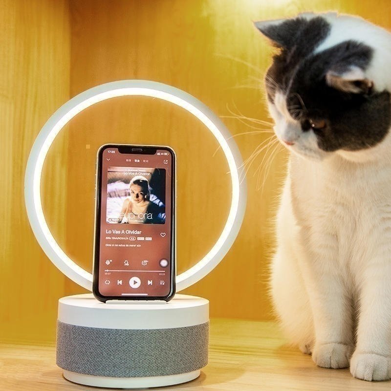 蓝牙音箱无线充电器手机智能音响小夜灯床头台灯节日送女生礼物,影音电器,无线/蓝牙音箱,淘宝优惠券,粉丝福利购,淘宝优惠卷