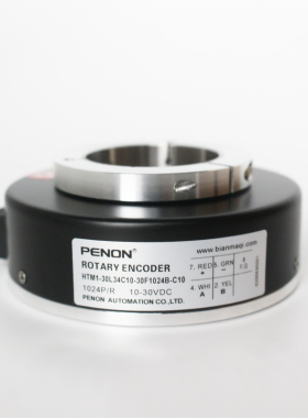 PENON旋转编码器HTM1-30L34C10-30F1024B-C10大空心轴安装指导
