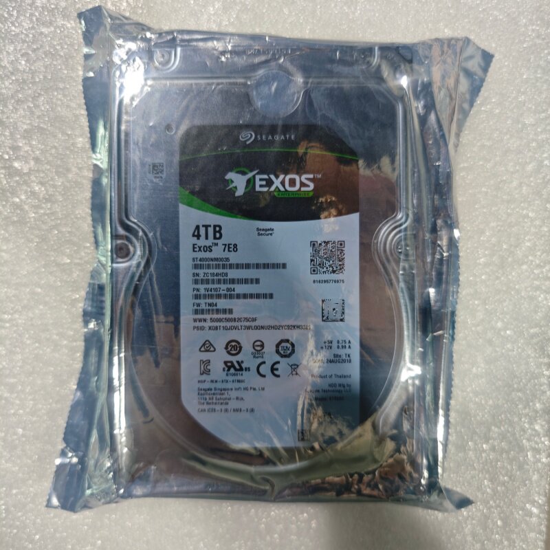 二手 希捷 ST4000NM0035 4TB企业级硬盘4T 垂直7200转 银河3.5寸图片