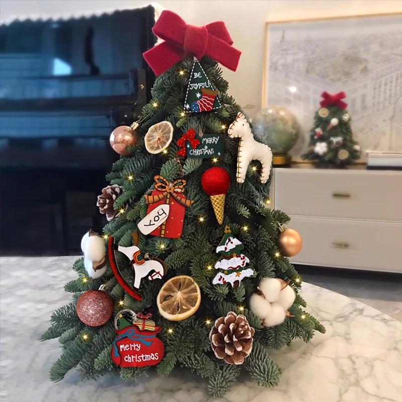 桌面ins装饰diy小摆件圣诞树